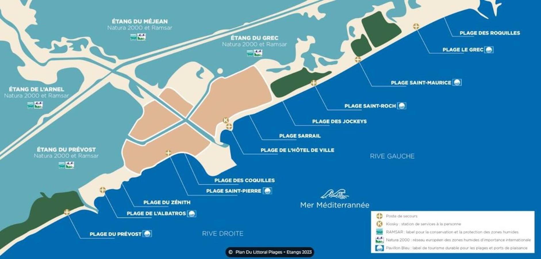 Les Sables De Palavas - T2 A 50M De La Plage - Clim, Wifi Ngoại thất bức ảnh